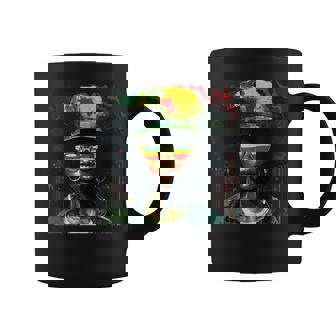 Black Afro Queen Melanin Dripping African Womens Junenth Coffee Mug | Mazezy