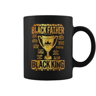 Black Father King Fathers Day Dad Matter Husband Dope Leader Gift For Mens Coffee Mug | Mazezy