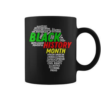 Black History Month African Map African American Roots Pride V2 Coffee Mug - Seseable