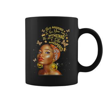 Black History Month African Woman Afro I Am The Storm V5 Coffee Mug - Seseable