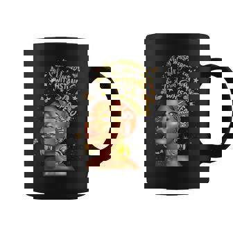 Black History Month African Woman Afro I Am The Storm V6 Coffee Mug - Seseable