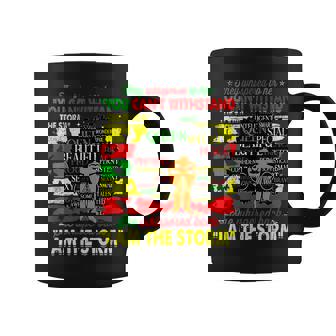 Black History Month Afro I Am The Storm African Pride Woman Coffee Mug - Seseable