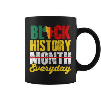 Black History Month Everyday African Melanin Black Pride Coffee Mug - Seseable