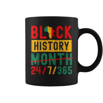 Black History Month One Month Cant Hold Our History 24 7 365 Coffee Mug - Thegiftio