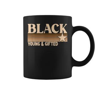 Black History Month Young Gifted And Black Coffee Mug - Seseable