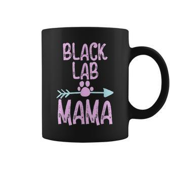 Black Lab Mama Funny Labrador Dog Lovers Mom Women Gift Coffee Mug - Seseable