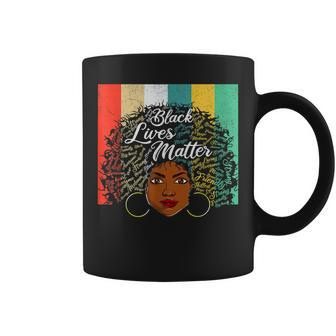 Black Lives Matter Girls Afro Women Black History Month Coffee Mug | Mazezy