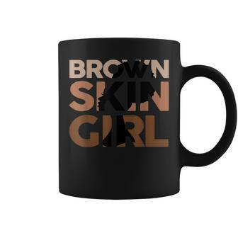Black Melanin Queen Magic Brown Skin Girl Junenth Women Coffee Mug | Mazezy