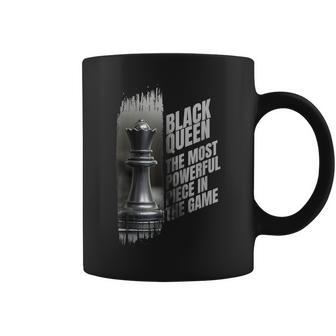 Black Queen Chess Black History Afro African Pride Women Coffee Mug - Seseable