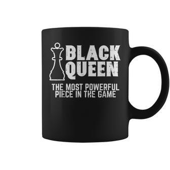 Black Queen Most Powerful Chess African American Women Gift V2 Coffee Mug - Seseable