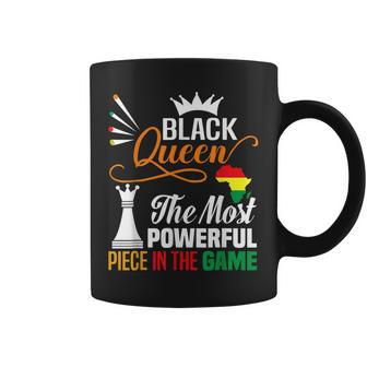 Black Queen The Most Powerful Piece Black History Awareness Coffee Mug - Seseable