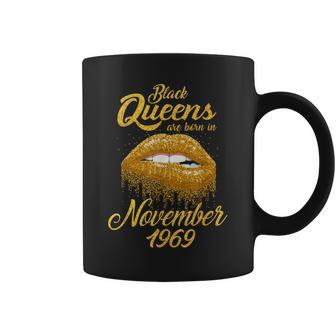 Black Queens Born In November 1969 50Th Birthday Gift Coffee Mug | Mazezy