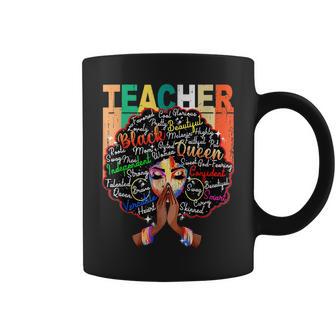 Black Teacher Educator Magic Africa Proud History Men Women V3 Coffee Mug - Seseable