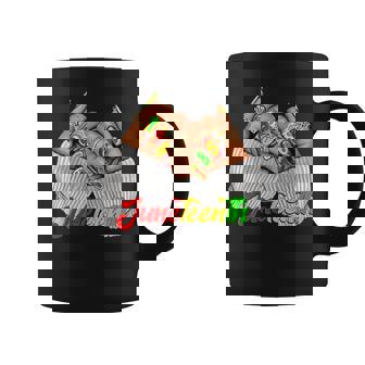 Black Woman Junenth Nails Junenth Afro Woman Hands Coffee Mug | Mazezy