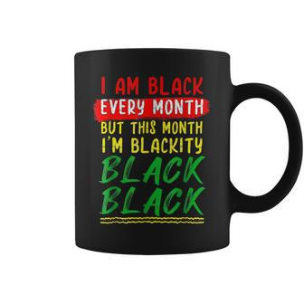 Blackity Black Every Month Black History Bhm African Pride Coffee Mug - Seseable