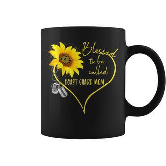 Blessed To Be Called Coast Guard Mom Gift For Coast Guard Coffee Mug - Seseable