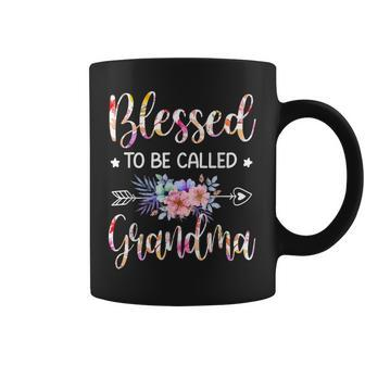 Blessed To Be Called Grandma Floral Mothers Day Coffee Mug - Seseable