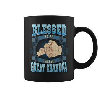 Blessed To Be Called Great Grandpa Fathers Day Gifts Gift For Mens Coffee Mug | Mazezy