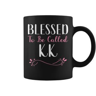Blessed To Be Called Kk Cute Cool Coffee Mug - Thegiftio UK