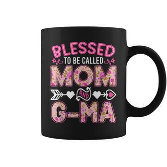 Blessed To Be Called Mom And G-Ma Funny Mothers Day Coffee Mug | Mazezy