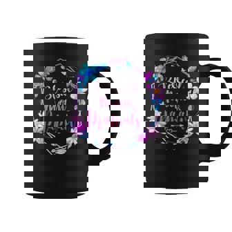 Blessed To Be Called Mom And Mamaw Cute Colorful Floral Coffee Mug | Seseable UK
