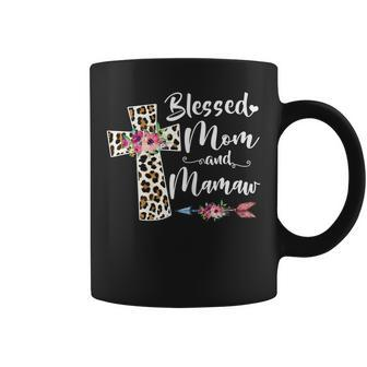 Blessed To Be Called Mom And Mamaw Gifts Gift For Womens Coffee Mug | Mazezy