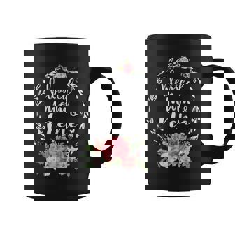 Blessed To Be Called Mom And Nene Cute Flower Gift Coffee Mug - Seseable
