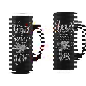 Blessed To Be Called Nene Floral Mothers Day Coffee Mug - Seseable