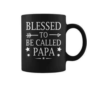 Blessed To Be Called Papa Fathers Day Coffee Mug - Thegiftio UK