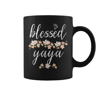 Blessed Yaya Cute Mothers Day Gifts Coffee Mug - Seseable
