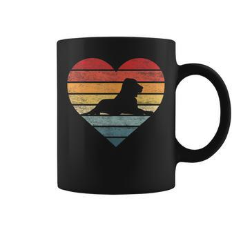 Bloodhound Lover Owner Gifts Retro Sunset Dog Mom Dad Coffee Mug - Seseable