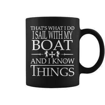 Boat Owners Know Things Coffee Mug - Seseable