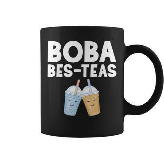 Boba Girl Bes Teas Besties Bubble Tea Best Friends Coffee Mug - Seseable