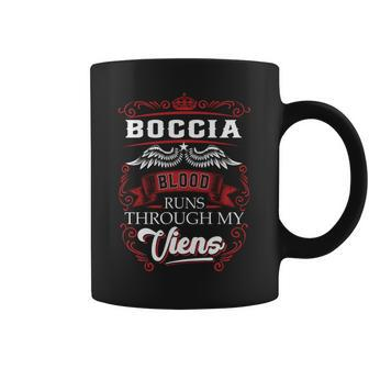Boccia Blood Runs Through My Veins Coffee Mug - Seseable