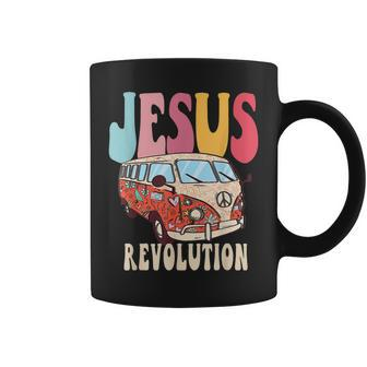 Boho Jesus Revolution Christian Faith Based Jesus Costume Coffee Mug | Mazezy