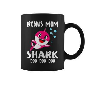 Bonus Mom Shark Doo Doo Matching Family Gift Coffee Mug - Seseable