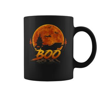 Boo Carrier Aircraft Funny Halloween For Military Navy Coffee Mug | Mazezy