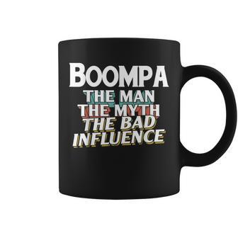 Boompa Gift For The Man Myth Bad Influence Grandpa Gift For Mens Coffee Mug | Mazezy