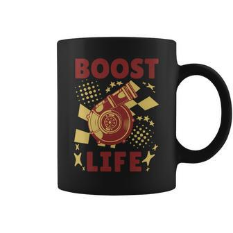 Boost Life Turbo Car Enthusiast Race Car Lover Fathers Day Coffee Mug - Thegiftio UK