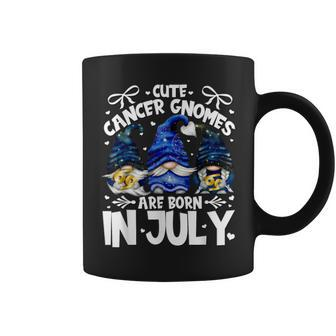 Born In July Zodiac Sign Cancer Mom And Dad Birthday Gnomes Bbjxqn Coffee Mug | Mazezy