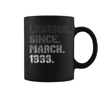 Born In March 1999 Legend 21 Years Old 21St Birthday Gift Coffee Mug | Mazezy