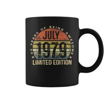 Born July 1979 Limited Edition Bday Gifts 40Th Birthday Coffee Mug | Mazezy