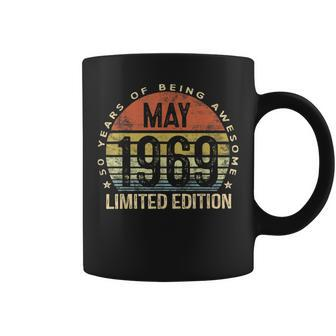 Born May 1969 Limited Edition 50Th Birthday Gifts Coffee Mug | Mazezy