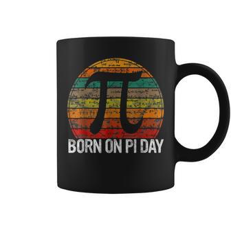 Born On Pi Day Math Equations Sunset Gift Geek Birthday Coffee Mug - Seseable