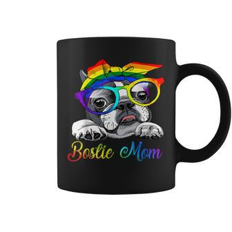 Bostie Mom For Lgbt Pride Boston Terrier Dogs Lovers Coffee Mug | Mazezy
