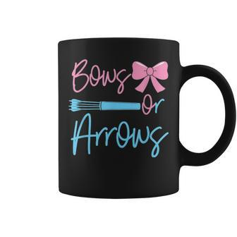 Bows Or Arrows Gender Reveal Party Idea For Mom Or Dad Coffee Mug - Seseable