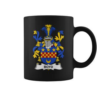 Boyd Coat Of Arms Family Crest Coffee Mug - Seseable