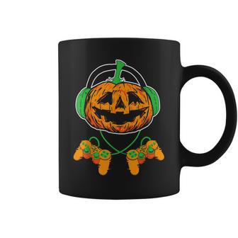 Boys Halloween Jackolantern Gamer Kids Men Halloween V5 Coffee Mug - Thegiftio UK