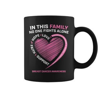 Breast Cancer Awareness Sister Mom Dad Women Men Husband Coffee Mug | Mazezy