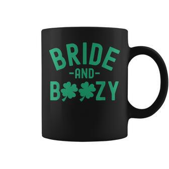 Bride And Boozy St Patricks Day Bachelorette Party Coffee Mug - Seseable